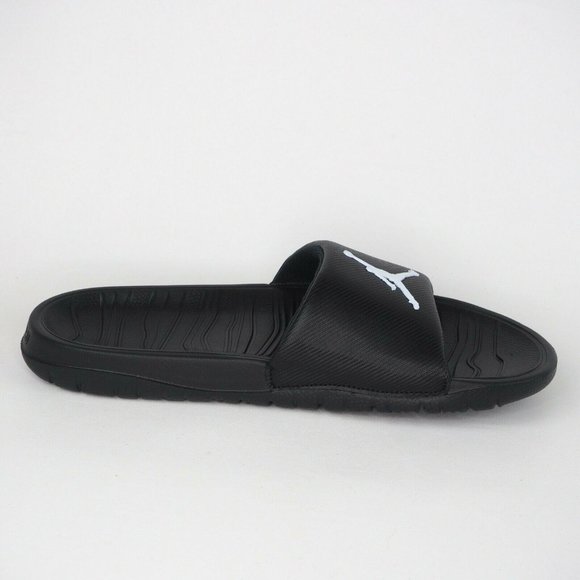 Nike Air Jordan Break Slide Mens Sandals Black Wht - Picture 3 of 11